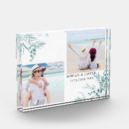 Dusty Blue Greenery Eucalyptus Leaves Wedding Fotoblokken