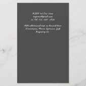 Dusty Blue Greenery Leafy Budget Wedding Invite (Achterkant)