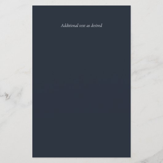 Dusty Blue Greenery Leafy Budget Wedding Invite A9 (Achterkant)