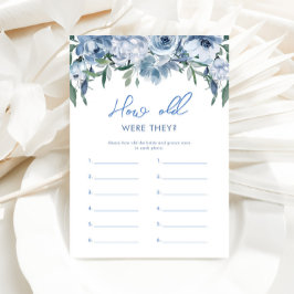 Dusty Blue Hoe oud waren ze Vrijgezellenfeest spel