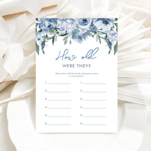 Dusty Blue Hoe oud waren ze Vrijgezellenfeest spel (Creator heeft geüpload)