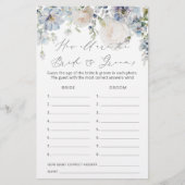 Dusty Blue Hoe oud zijn het Vrijgezellenfeest spel (Voorkant)