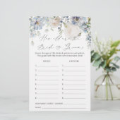 Dusty Blue Hoe oud zijn het Vrijgezellenfeest spel (Staand voorkant)