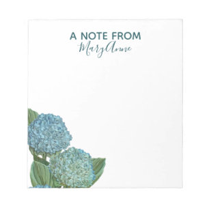 Dusty Blue Hydrangea Bouquet Notitieblok