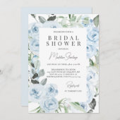 Dusty Blue Hydrangeas Vrijgezellenfeest Kaart (Voorkant / Achterkant)