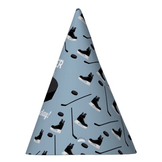 Dusty Blue Ice Hockey Stick, Schaatsen Puck Verjaa Feesthoedjes (Rechts)