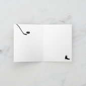 Dusty Blue Ice Hockey Stick, Schaatsen Puck Verjaa Kaart (Binnen)