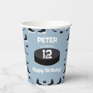 Dusty Blue Ice Hockey Stick, Schaatsen Puck Verjaa Papieren Bekers