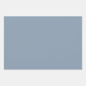 Dusty Blue Inpakpapier Vel (Voorkant 2)
