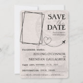 Dusty Blue Ireland Passport Save the Date (Achterkant)