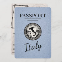 Dusty Blue Italië Passport