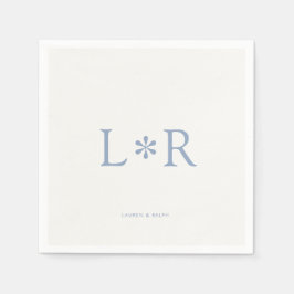 Dusty Blue & Ivory | Stylish Modern Servet