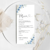 Dusty Blue Ivory Vrijgezellenfeest Menu