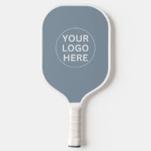 Dusty Blue l Professional Business Logo Branded Pickleball Paddle (Achterkant)