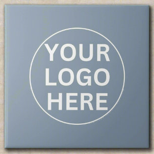 Dusty Blue l Professional Business Logo Branded Tegeltje