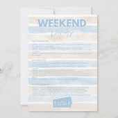 Dusty Blue laatste zeiltocht voor de Veil Bachelor Kaart (Achterkant)