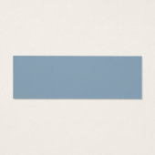 Dusty Blue Lavender Floral Wedding Website RSVP Mini Visitekaartjes (Achterkant)