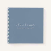 Dusty Blue Letters to My Daughter Memory Keepomwil Notitieboek (Voorkant)