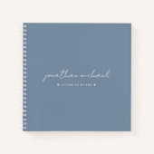 Dusty Blue Letters to My Son Memory Keepomwille Notitieboek (Voorkant)