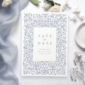 Dusty Blue   Lijst Classic Wedding Save The Date