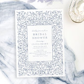 Dusty Blue   Lijst Vrijgezellenfeest Kaart