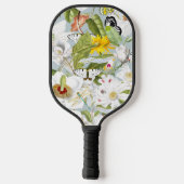 Dusty Blue Mariposa Monogram Gel Muismat Pickleball Paddle (Achterkant)