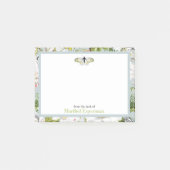 Dusty Blue Mariposa  Post-it Notes (Voorkant)