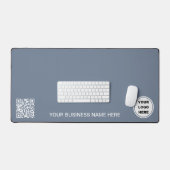 Dusty Blue Marketing Company Logo & QR Code Bureaumat (Keyboard & Muis)