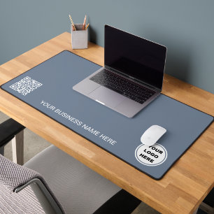 Dusty Blue Marketing Company Logo & QR Code Bureaumat