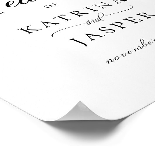 Dusty Blue Mauve Floral Wedding Welcome Poster