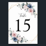 Dusty Blue Mauve Greenery Floral Geometric Kaart<br><div class="desc">Elegant en modern bloemperzikruittafels voor de midzomervakantie bevatten een boeket van waterverf rozen pinda's in tinten van leisteen, stoffig blauw, stoffig roos, stoffig roze, bruin, salie met groene botanische bladeren en eucalyptus. Zoek meer overeenkomende design en variaties uit mijn winkel met 'blissweddingpaperie'. Je kunt contact met me opnemen voor meer...</div>