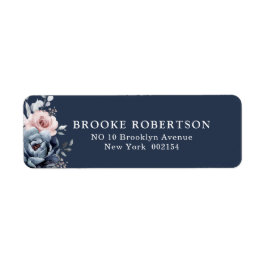 Dusty Blue Mauve Roos Pink Slate Floral Wedding L Etiket