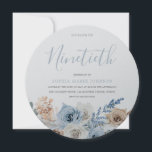 Dusty Blue Metallic Silver Boho 90th Birthday Kaart<br><div class="desc">Dusty Blue Metallic Silver Boho 90th Birthday Uitnodiging Bekijk overeenkomende objecten in onze niche- en nestwinkel</div>
