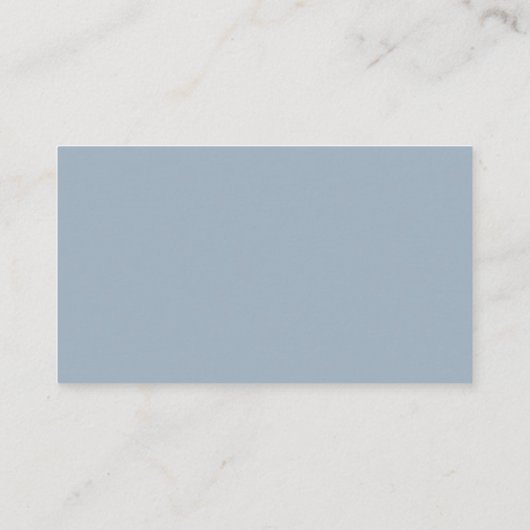 Dusty Blue Minimalist Baby shower Luier Raffle Informatiekaartje (Achterkant)