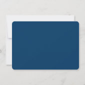 Dusty Blue Misty Roos, met de vermelding Save the Date (Achterkant)