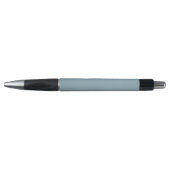 Dusty Blue Modern Script Typografie Gepersonalisee Pen (Voorkant)