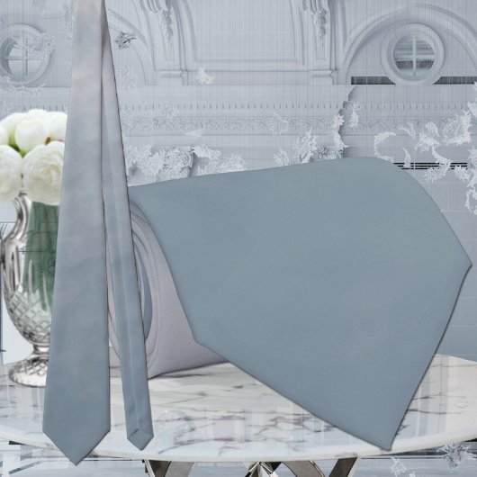 Dusty Blue Monochromatic Ombre Wedding Stropdas