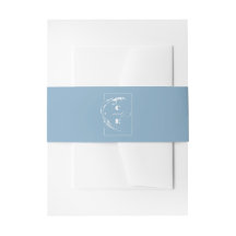 Dusty Blue Monogram Wedding