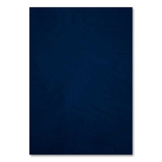 Dusty Blue Navy Champagne Ivoor Wedding Kaart (Achterkant)