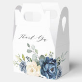 Dusty Blue Navy Champagne Ivory Vrijgezellenfeest Bedankdoosjes (Geopend)