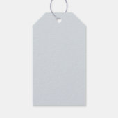 Dusty Blue Navy Champagne Wedding Gift Labels Cadeaulabel (Achterkant)