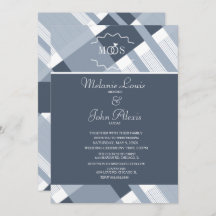 Dusty Blue Navy Pset White Ring Logo Wedding