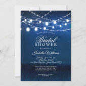 Dusty Blue Night Starry Sky Vrijgezellenfeest Kaart (Voorkant)