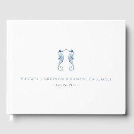 Dusty Blue Ocean Wedding Gastenboek