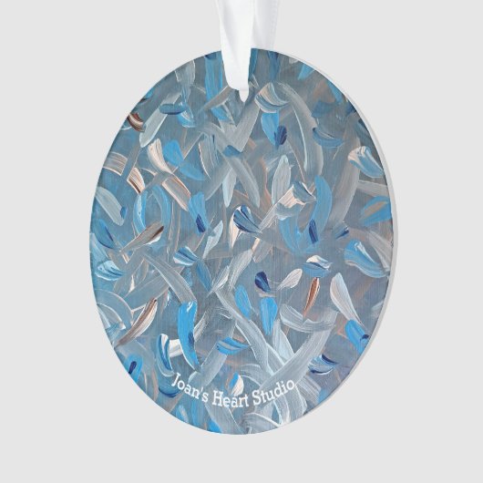 Dusty Blue Ornaments Ornament (voorkant)