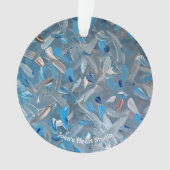 Dusty Blue Ornaments Ornament (voorkant)