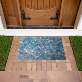 Dusty Blue Outdoor Rug Deurmat