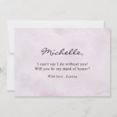 Dusty Blue Paars... ben je mijn dienstmeisje van H Kaart (Achterkant)