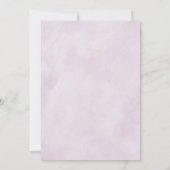 Dusty Blue Paars Gold Geometric Wedding Kaart (Achterkant)