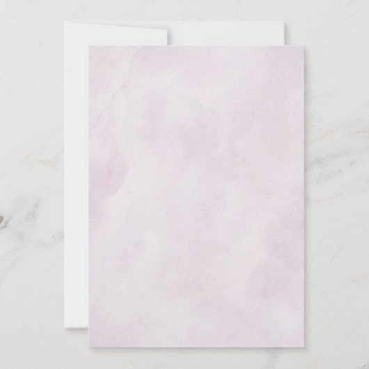 Dusty Blue Paars Navy Lila Blooms Calendar Save Save The Date (Achterkant)